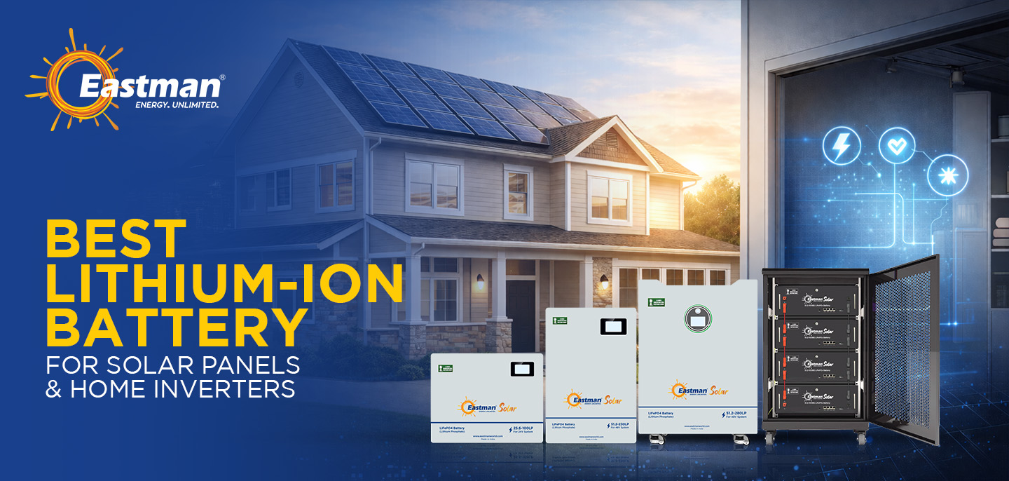 Best Lithium-Ion Battery for Solar Panels & Home Inverters