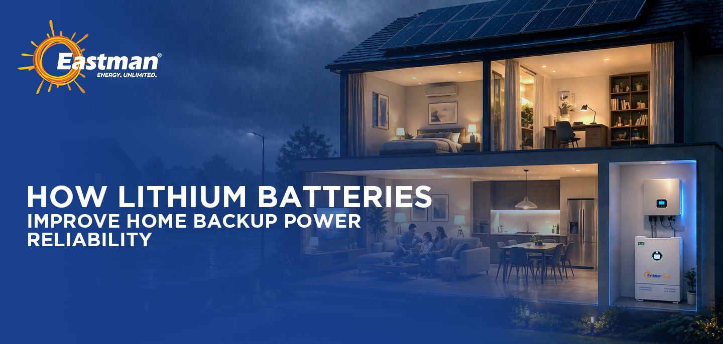 How Lithium Batteries Improve Home Backup Power Reliability